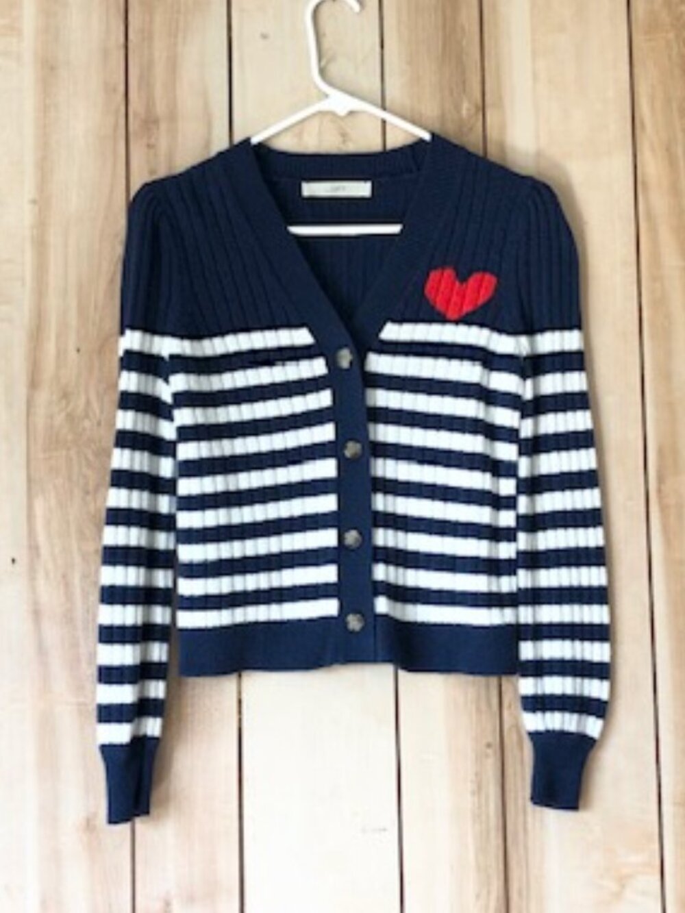 Loft “Heart” Cardigan